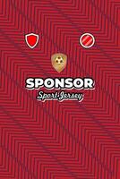 Designing Sport Jerseys with Advanced Textiles vector
