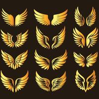Elegant Wings Design Pack vector