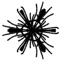 a black and white drawing of a snowflake vector