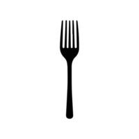 Fork icon isolated on white background vector