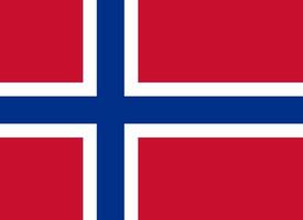 High quality image of the Norwegian flag, perfect for graphic projects, presentations or websites. vector