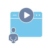web concept line icon. Simple element illustration. web concept outline symbol design. vector
