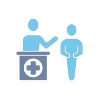 consultation concept line icon. Simple element illustration. consultation concept outline symbol design. vector
