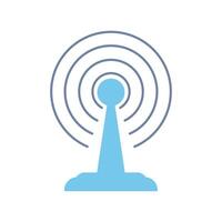 broadcast concept line icon. Simple element illustration. broadcast concept outline symbol design. vector