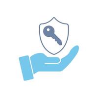 permission concept line icon. Simple element illustration. permission concept outline symbol design. vector