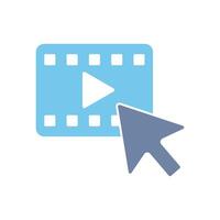 media concept line icon. Simple element illustration. media concept outline symbol design. vector