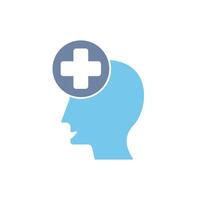 mental health concept line icon. Simple element illustration. mental health concept outline symbol design. vector