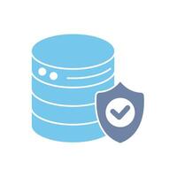 data protection concept line icon. Simple element illustration. data protection concept outline symbol design. vector