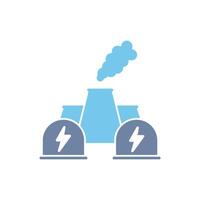 nucelar power concept line icon. Simple element illustration. nucelar power concept outline symbol design. vector