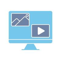 content concept line icon. Simple element illustration. content concept outline symbol design. vector