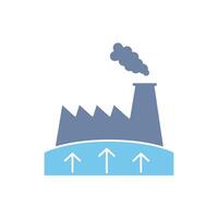 geothermal concept line icon. Simple element illustration. geothermal concept outline symbol design. vector