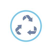 recyclable concept line icon. Simple element illustration. recyclable concept outline symbol design. vector
