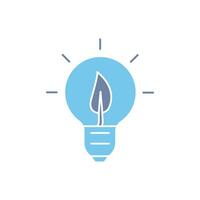 green electricity concept line icon. Simple element illustration. green electricity concept outline symbol design. vector