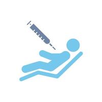 injection concept line icon. Simple element illustration. injection concept outline symbol design. vector