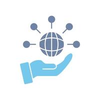 connect concept line icon. Simple element illustration. connect concept outline symbol design. vector