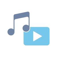 music concept line icon. Simple element illustration. music concept outline symbol design. vector