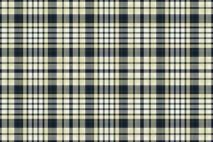 Open background textile, tailor seamless texture fabric. Pillow check tartan plaid pattern in dark and white colors. vector