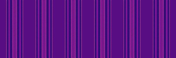 Panel textile background pattern, contemporary lines stripe fabric. Yard texture seamless vertical in violet and indigo colors. vector