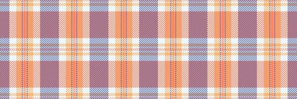Give texture seamless background, good fabric check textile. Micro plaid pattern tartan in red and alice blue colors. vector