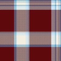 Merry christmas tartan pattern fabric, decorating texture plaid background. Summertime textile seamless check in red and white colors. vector