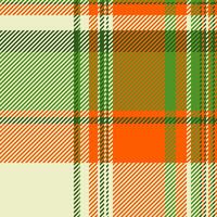 Tribal background texture pattern, hobby check tartan seamless. Grungy textile plaid fabric in green and light colors. vector
