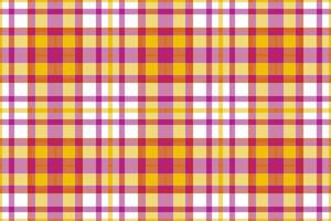 Plaid pattern seamless. Check fabric texture. Stripe square background. textile design. vector