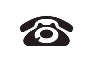 Call phone icon. Communication and support symbol. Telephone sign. vector