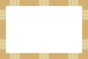 Vintage frame . Scottish border pattern retro style. Tartan plaid ornament. vector