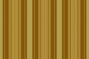 Jogue lines texture, fiber seamless fabric stripe. Ieutral pattern textile vertical background in amber and yellow colors. vector