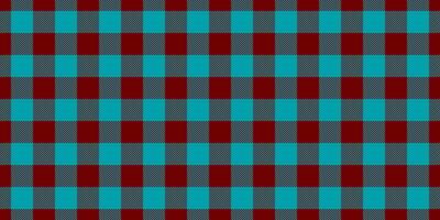 Conceptual texture pattern plaid, mat textile tartan check. Us fabric background seamless in red and cyan colors. vector