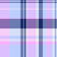 Purchase pattern tartan textile, nostalgia fabric check . Costume seamless plaid texture background in light and blue colors. vector