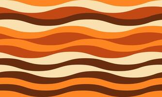 Abstract background with wavy stripes in vibrant colors, creating a rippled, liquid effect. Smooth curves and textured lines add elegance, vitality, and creativity. Ideal for wallpaper or textile. vector