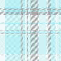 Order fabric plaid pattern, website background seamless . Uk texture tartan textile check in light and cyan colors. vector