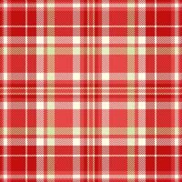 Inspiration fabric texture check, postcard plaid seamless tartan. Adorable background textile pattern in red and light yellow colors. vector