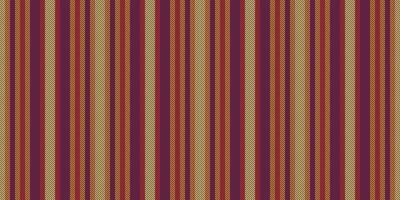 Mrungy seamless stripe, throw lines textile pattern. Mexican texture background vertical fabric in pink and golden orange colors. vector