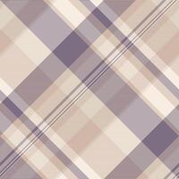 Cross background textile seamless, 60s tartan plaid check. No people texture fabric pattern in light and pastel colors. vector