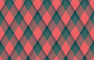 Argyle pattern of geometric rhombus. Harlequin check wallpaper design. Classic diamond shaped textile material for web background, print fabric clothing, sweater, wrapping paper, gift card, invitation vector