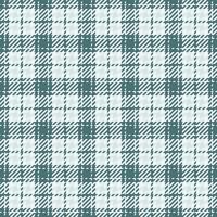 Glamor background tartan textile, mens shirt pattern seamless texture. Relief fabric plaid check in white and cyan colors. vector