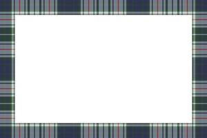 Rectangle borders and Frames . Border pattern geometric vintage frame design. Scottish tartan plaid fabric texture. Template for gift card, collage, scrapbook or photo album and portrait. vector