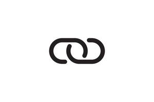 Chain link icon. Connection sign illustration. Linked interface design. vector