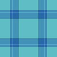 Kitchen background tartan seamless, dog tooth pattern fabric plaid. Nostalgic textile texture check in cyan and blue colors. vector