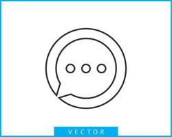 Talk bubble speech icon. Blank empty bubbles design elements. Chat on line symbol template. Dialogue balloon sticker silhouette. vector