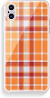 Smartphone cover design mockup. Template geometric pattern for mobile phone back part. Flat design. vector