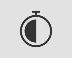 Timer icon. Stop watch pictogram. Stopwatch isolated on white background. vector