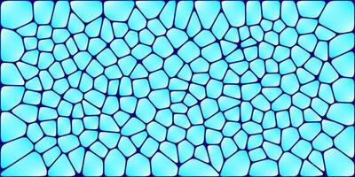 an abstract, irregular pattern with a mosaic like design, often referred to as a Voronoi pattern. Light Blue color vector