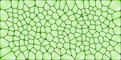 an abstract, irregular pattern with a mosaic like design, often referred to as a Voronoi pattern. Light green color vector