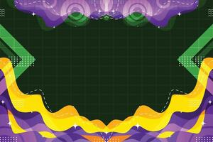 Abstract Wave Background with Bright Colors vector