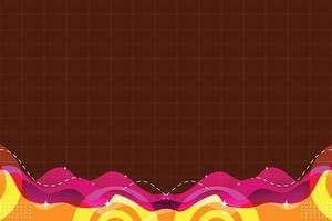 Modern Abstract Flowing Shapes Background vector
