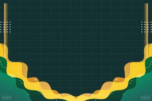 Minimalist Abstract Wave Design vector