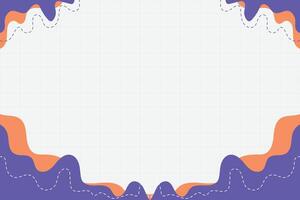 Playful Gradient Background with Waves vector